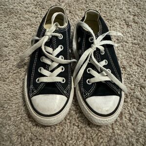 Kids good work condition black Converse